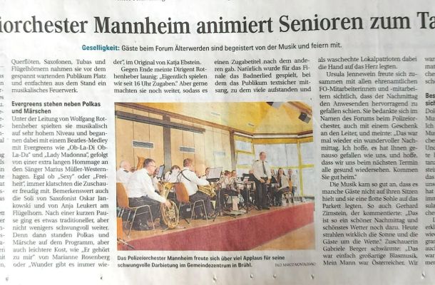 Pressebericht Schwetzinger Zeitung vom 17.04.2026